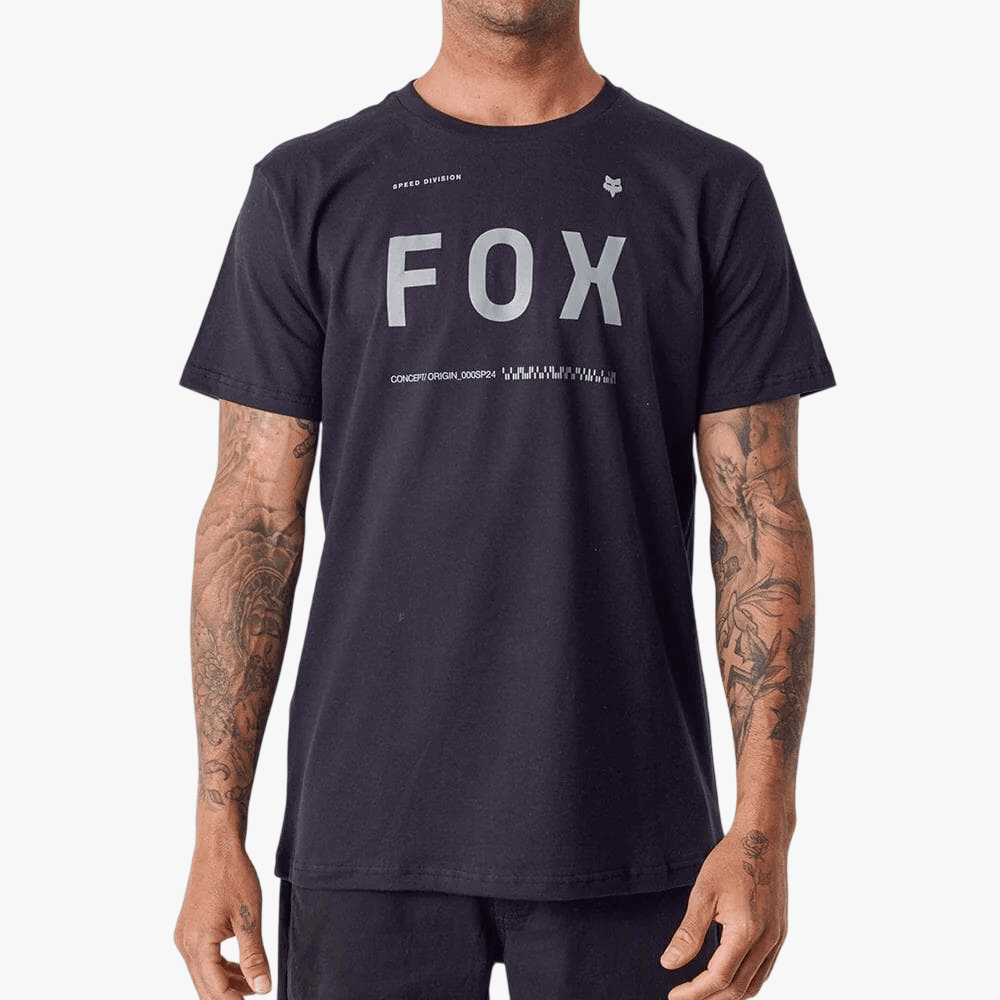 Fox Mens Aviation Short Sleeve Tee Black | Fox