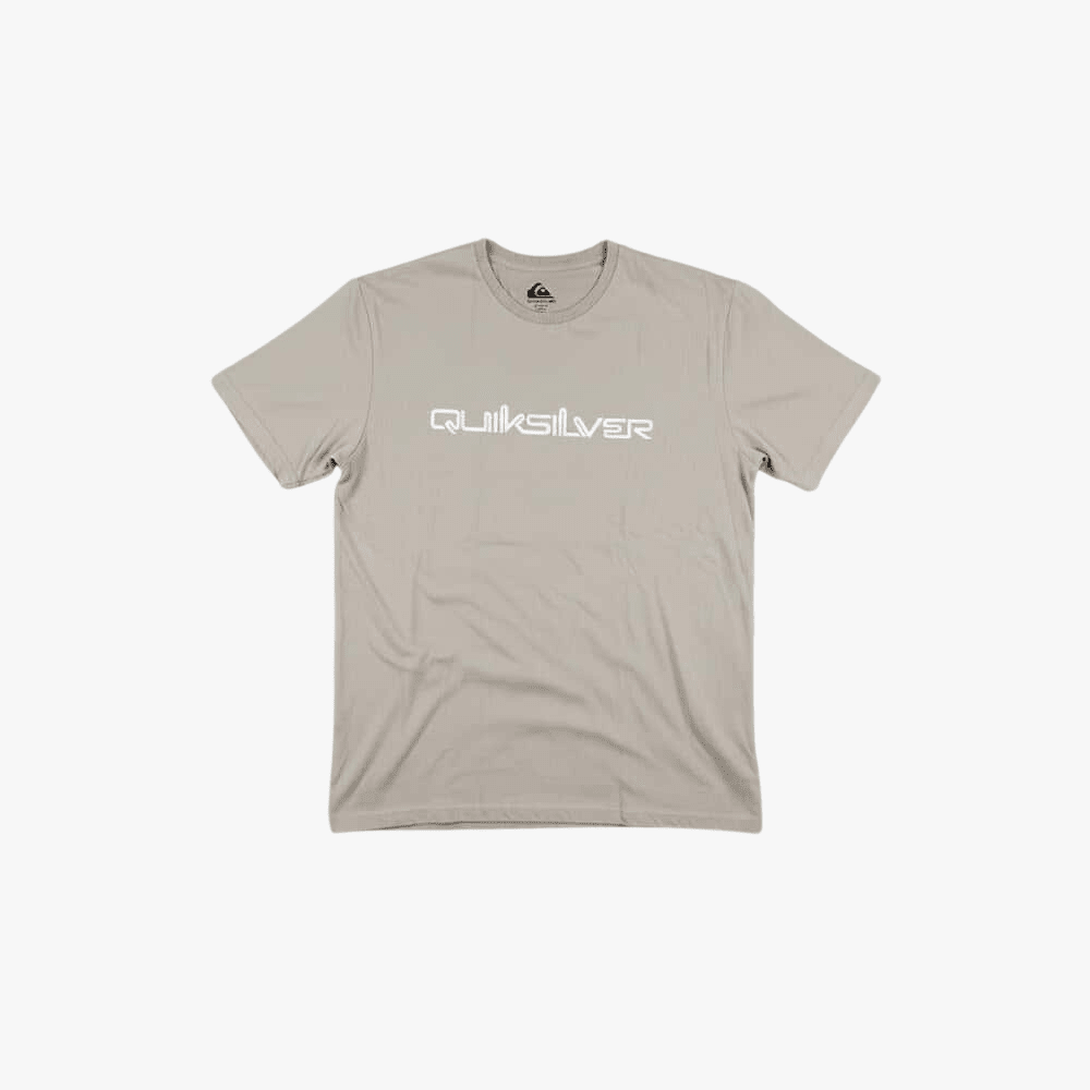 Quiksilver Mens Omni Logo Dna Short Sleeve Tee Plaza Taupe | Quiksilver