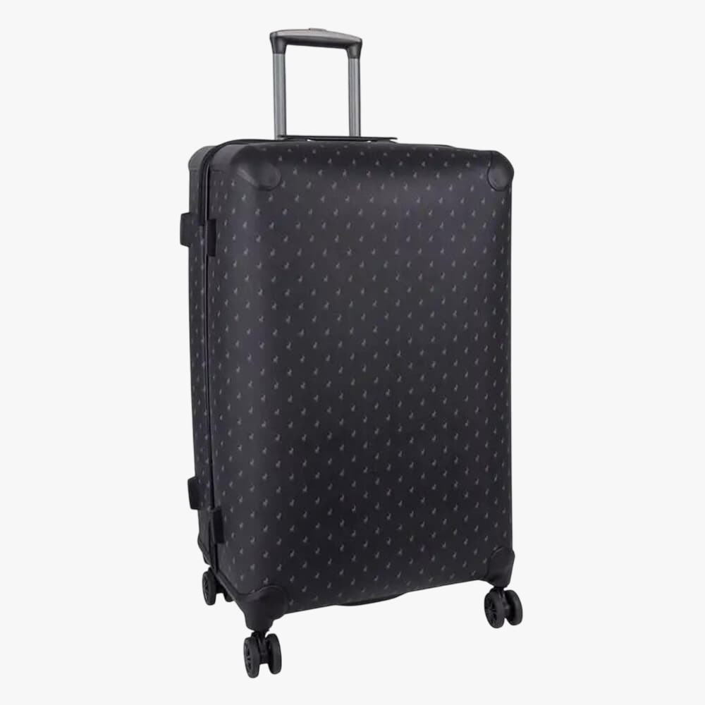 Polo Classic Double Pack Large 4 Wheel Trolley Case Charcoal