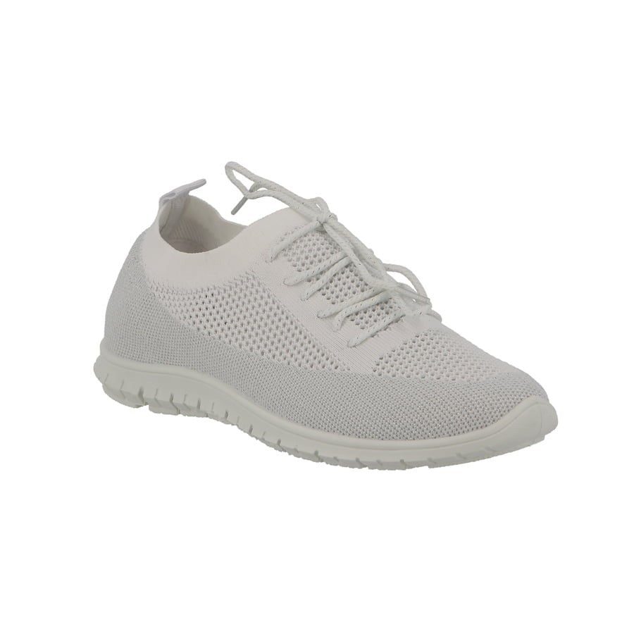 Hush Puppies Womens Soft Nansen White Mono