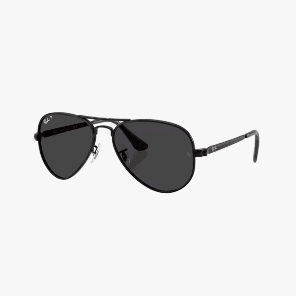 Rayban Uinsex Aviator Max Black Sunglass Black Polarized Lens | Rayban