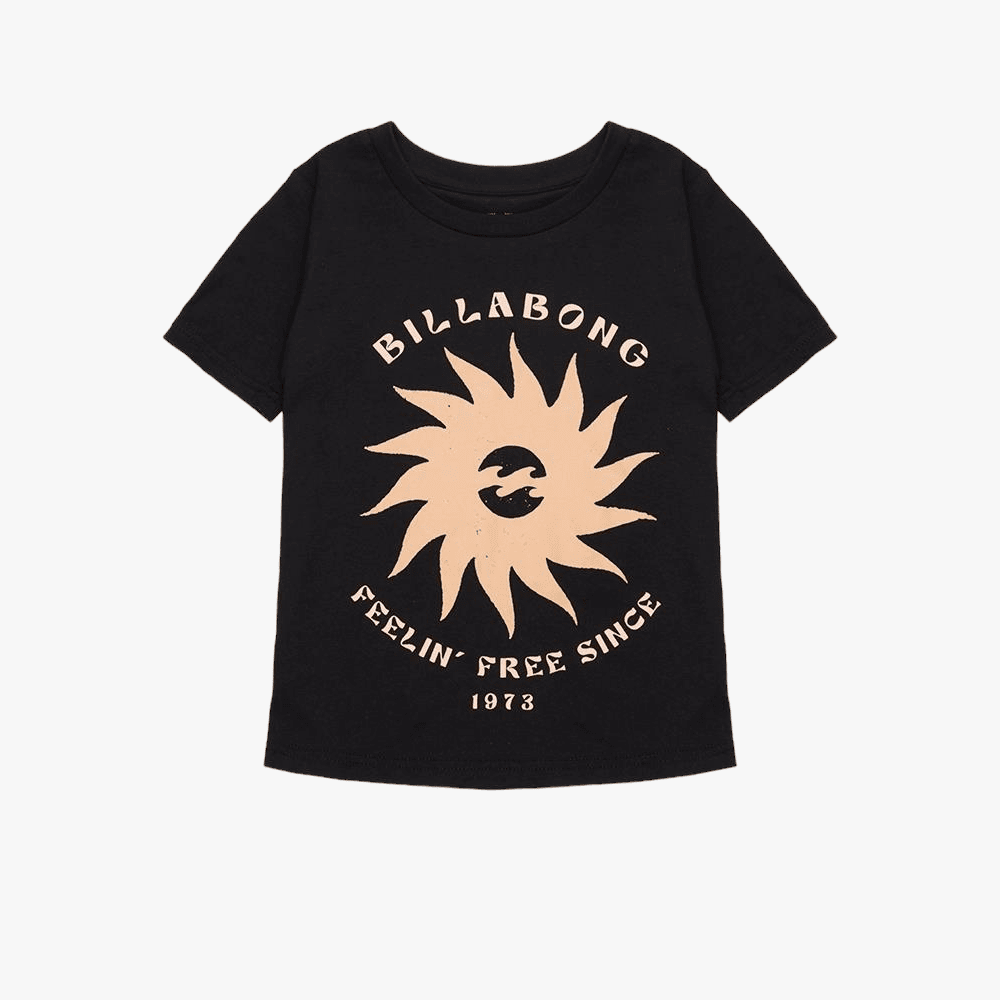 Billabong Girls Summer Vibes Short Sleeve Tee Anthracite | Billabong