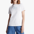 Calvin Klein Womens Short Sleeve Stacked Institutional Tee White | Calvin Klein