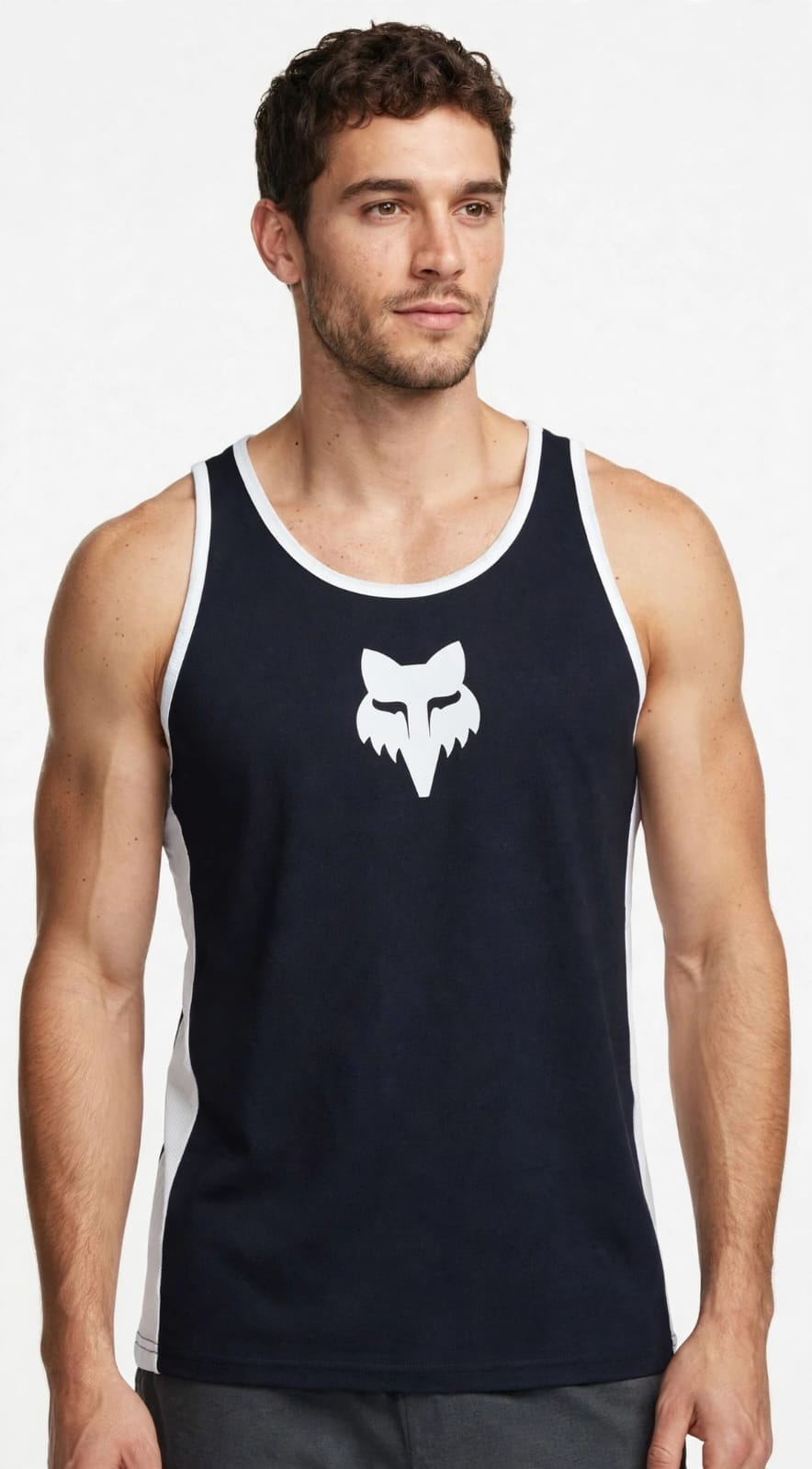 Fox Mens Head Airline Tank Black White | Fox