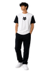 Fox Mens Race Number Short Sleeve Tee White Black | Fox