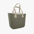 Fenn Original Watercress Handbag P116 Inner Gold Zip Light Stone Handle | Fenn