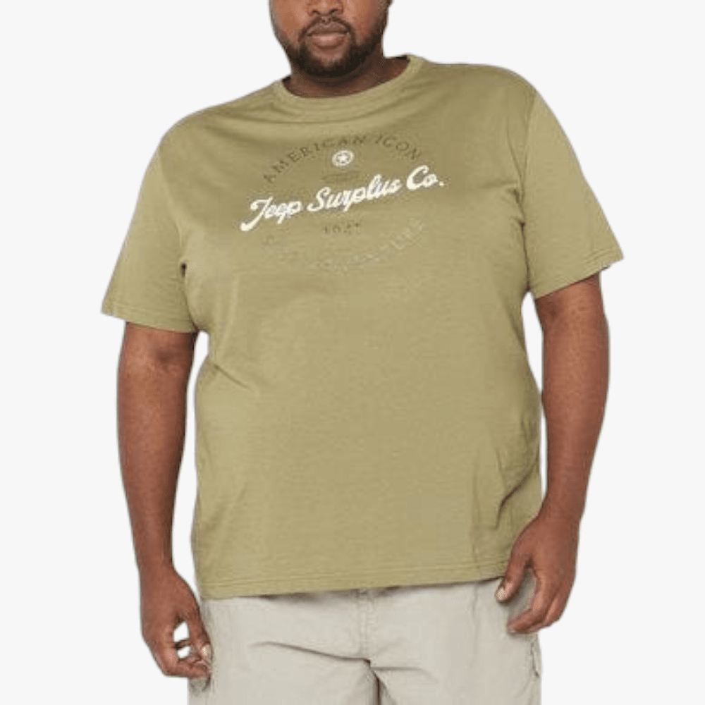 Jeep Mens Fashion Graphics Short Sleeve Tee Slate | Jeep