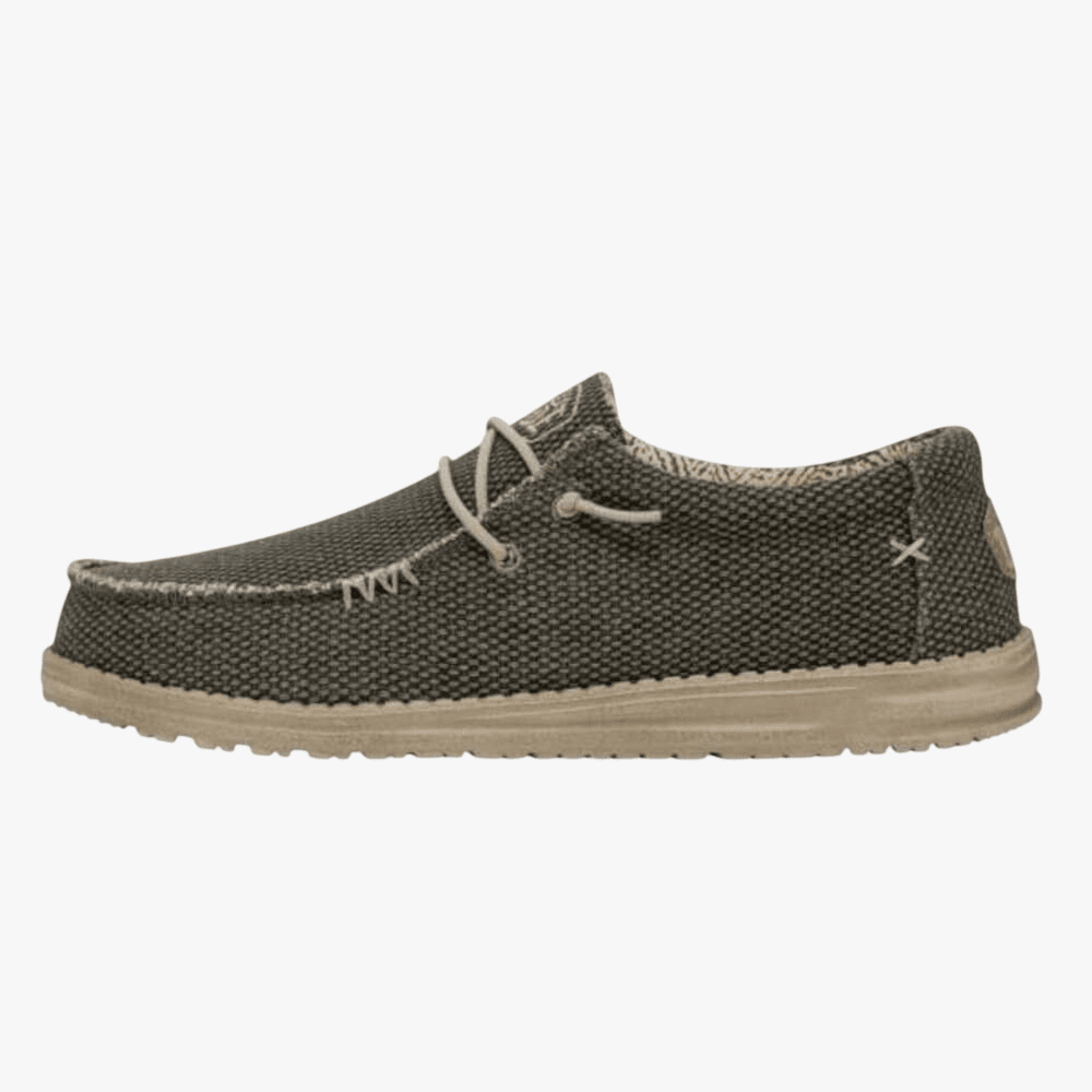 Hey Dude Mens Wally Braided Army | Hey Dude