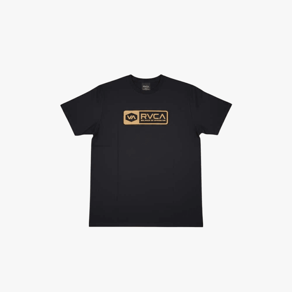 Rvca Mens Total Short Sleeve Tee Off Black | Rvca