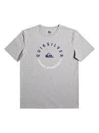 Quiksilver Mens Camino Short Sleeve Tee Grey Mel