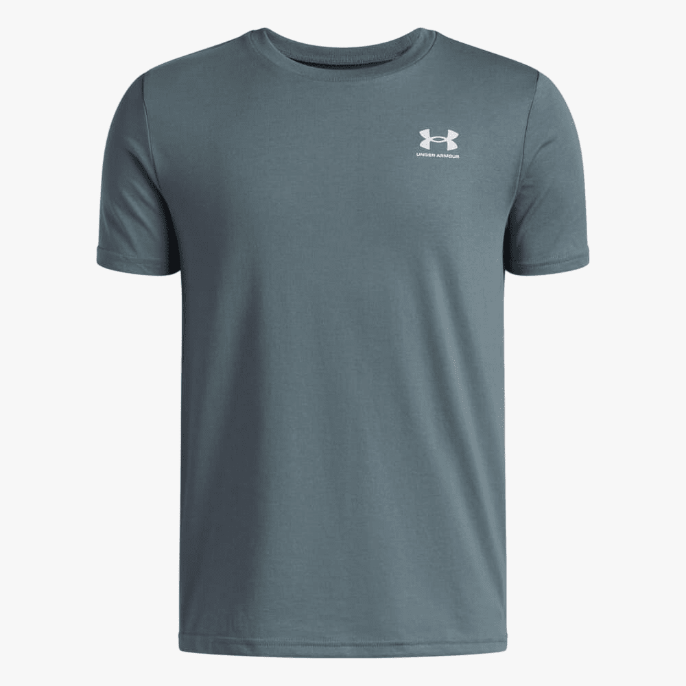 Under Armour Boys Sportstyle Lc Short Sleeve Tee 587 Blue | Under Armour