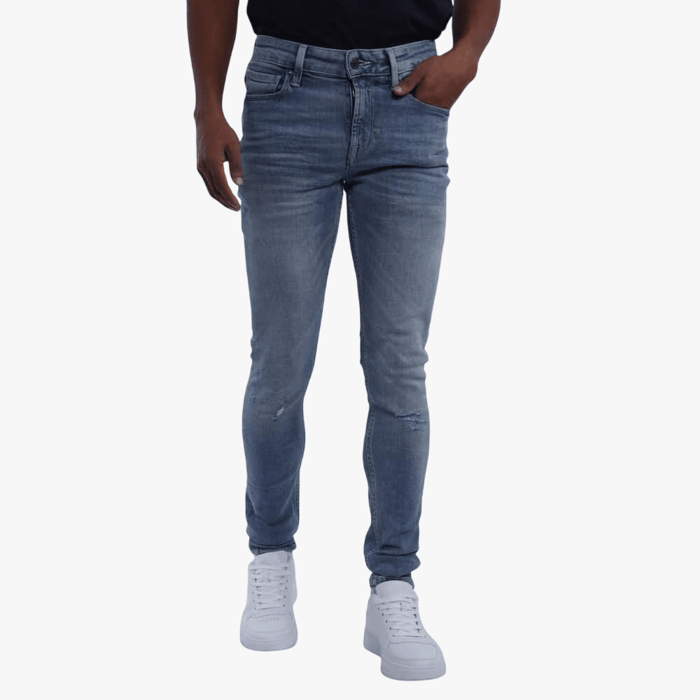 Guess Mens Super Skinny Jean Finn Light Wash | Guess