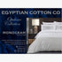 Cotton Co Opulence Monogram Queen Duvet Cover Set White Grey Cotton Co