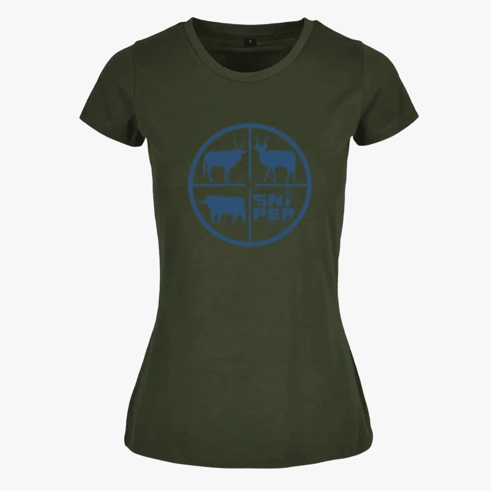 Sniper Womens Retical Tee Olive | Sniper