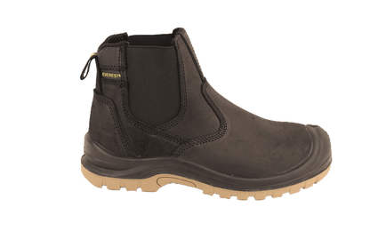 Everest Stc Crazy Horse Leather Steel Toe Boot Black | Everest
