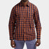 Jeep Mens Yd Check Long Sleeve Shirt Navy Rust Jeep