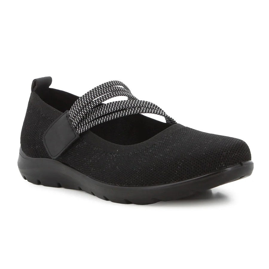 Hush Puppies Womens Soft Bartan Shoe Black