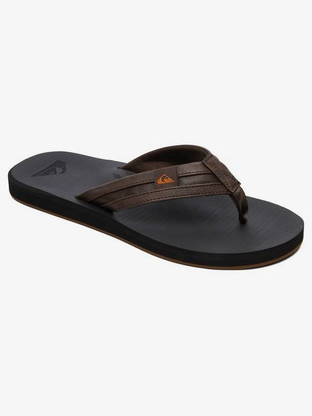 Quiksilver Mens Carver Squish Sandal Black Brown