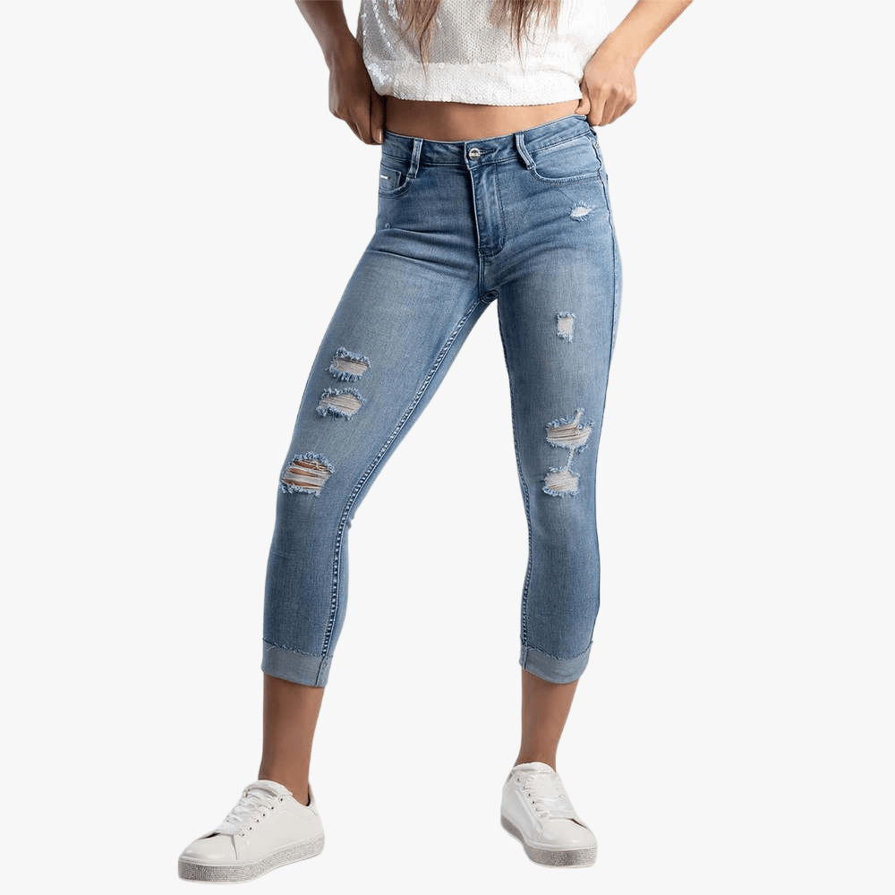 Sissy Boy Axel Capri Rip Repair Jean Med Vintage | Sissy Boy