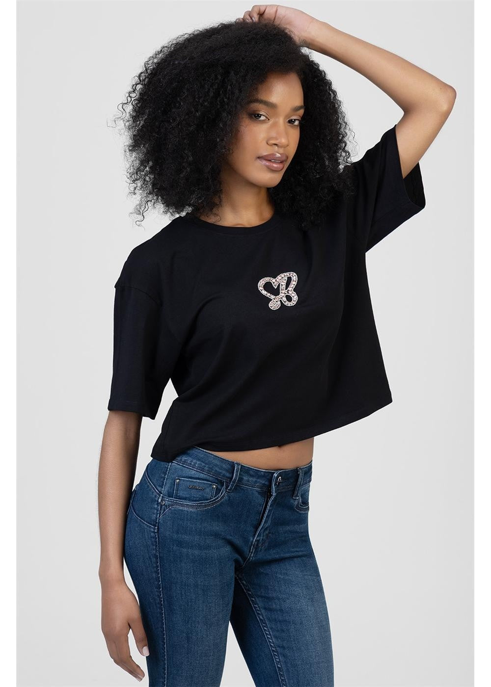 Sissy Boy Endless Spring Boxy Tee Black