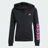 Adidas Girls Ess Linear Zip Hoodie Black | Adidas