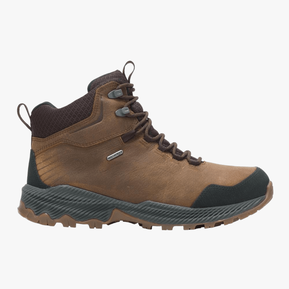 Merrell Mens Forestbound Mid Hiking Boot Tan | Merrell