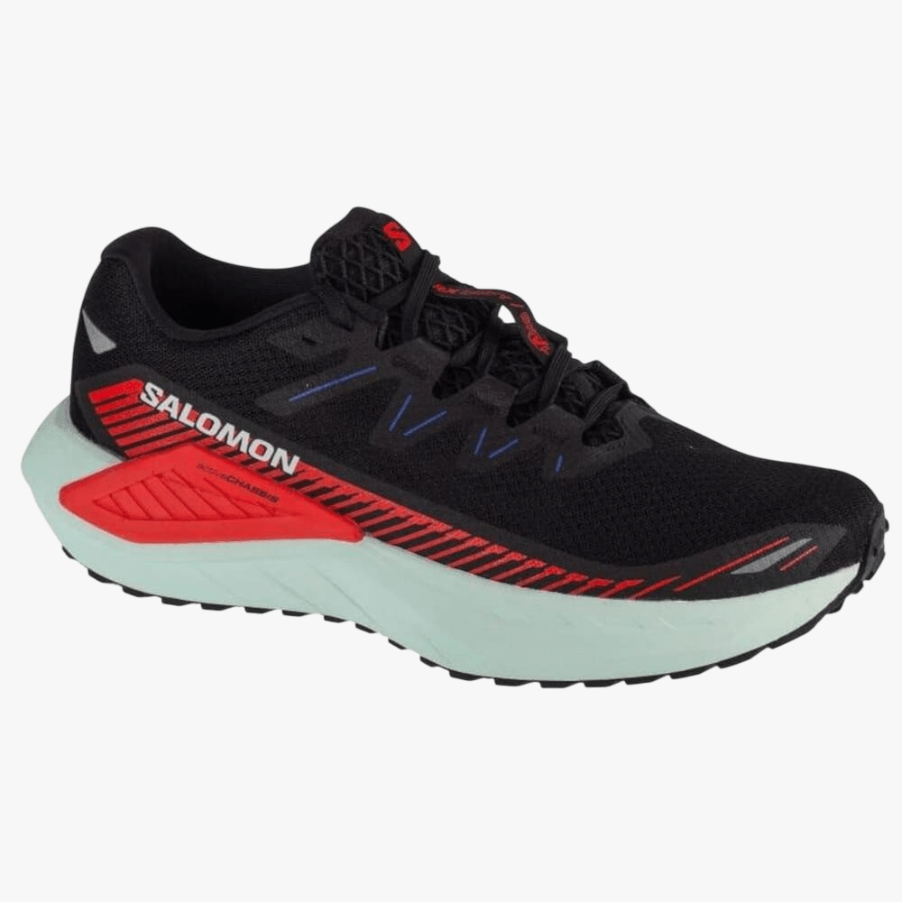 Salomon Mens Drx Defy Grvl Sneaker Black Cherry Tomato Bay | Salomon