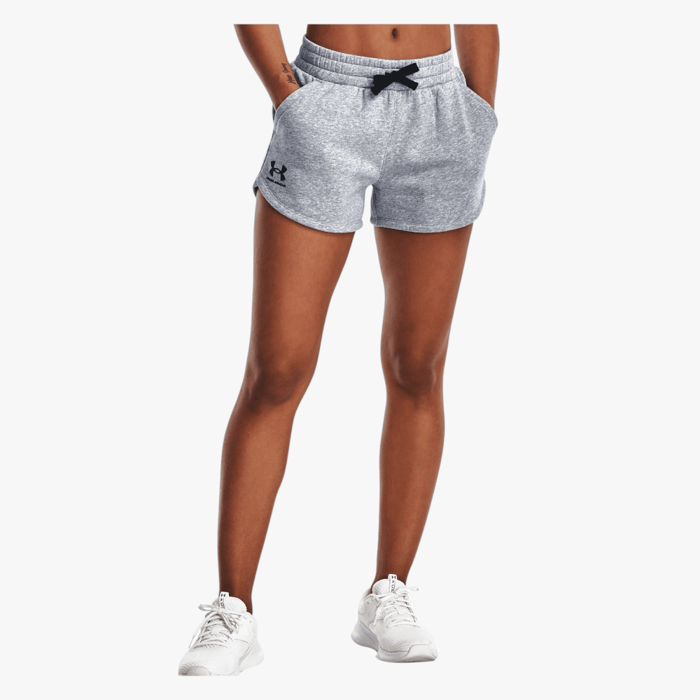 Under Armour Womens Rival Fleece Short 035 Grey | Under Armour
