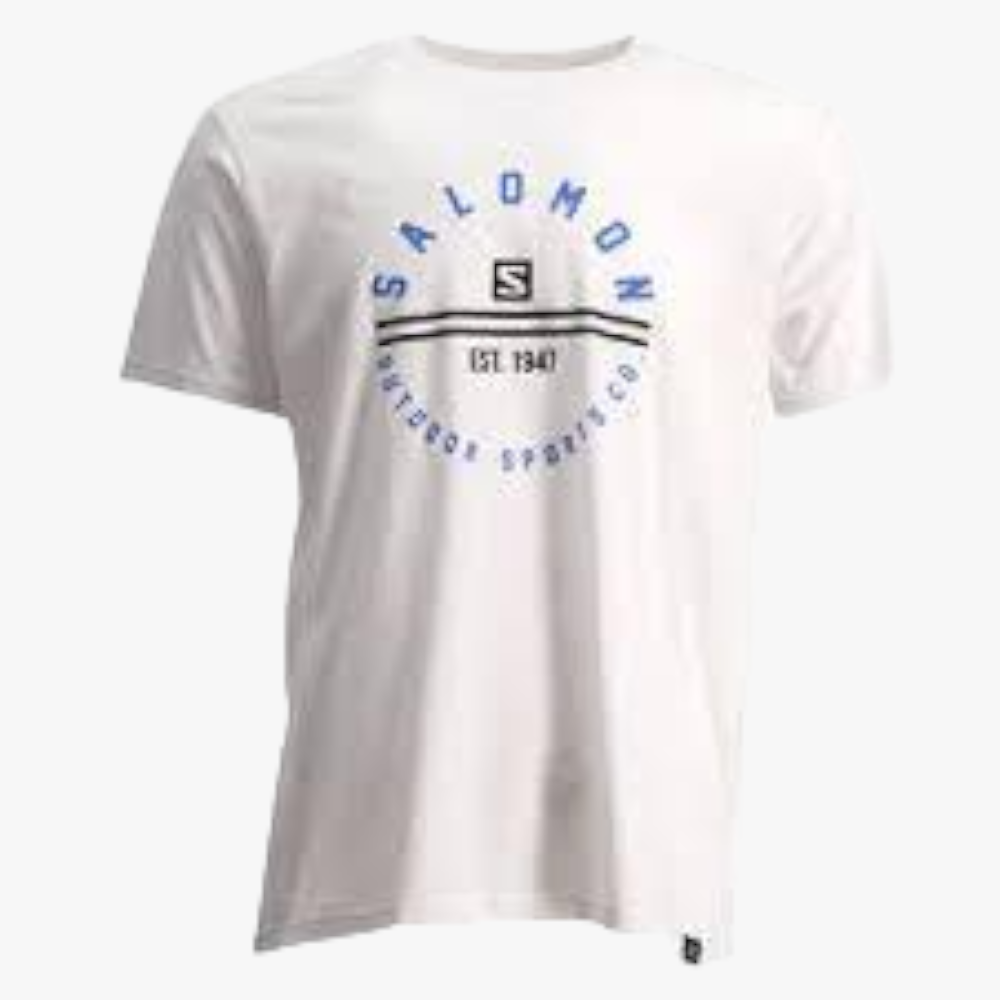 Salomon Mens Around The World Short Sleeve Tee White