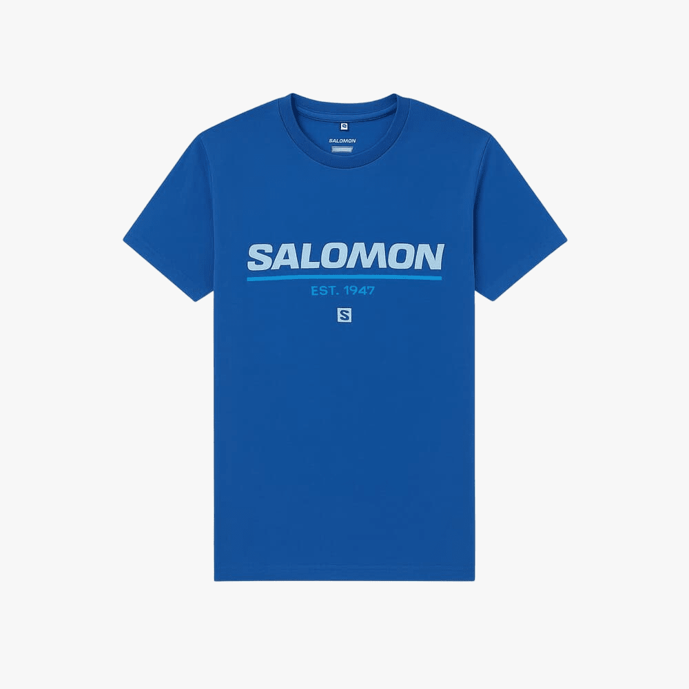 Salomon Mens Time To Play Short Sleeve Tee Marlin | Salomon
