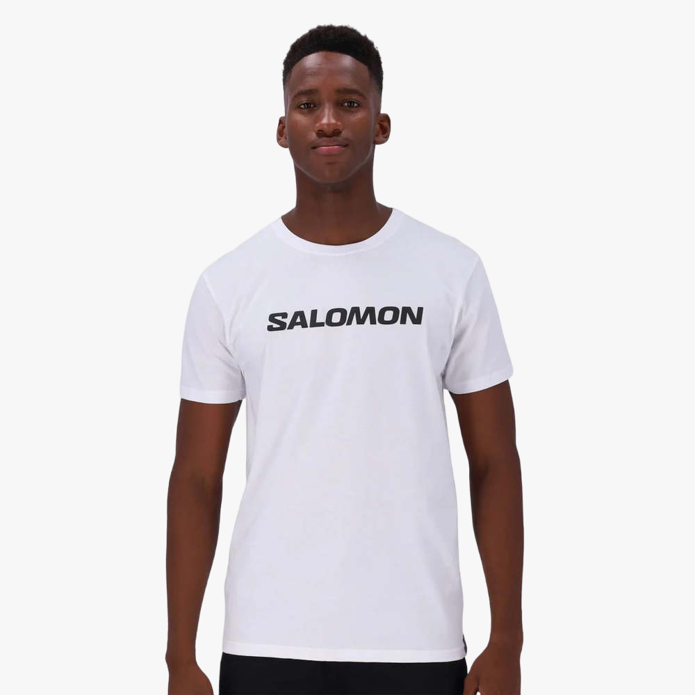 Salomon Mens Core Logo Short Sleeve Tee White