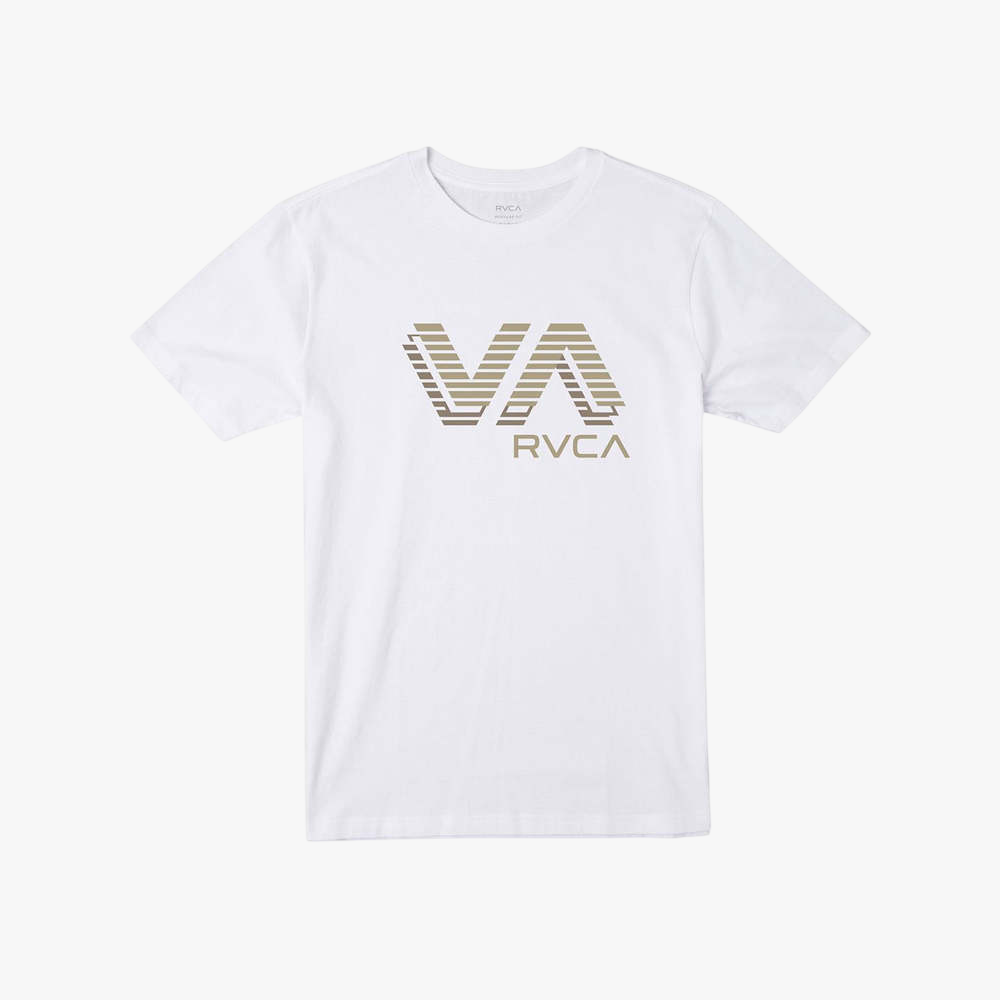 Rvca Mens Seperation Short Sleeve Tee White