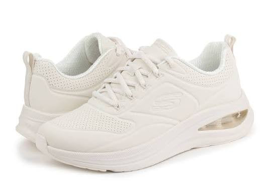 Skechers Womens Skech Air Meta Off White