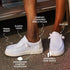 Hey Dude Mens Wally Stretch Sox White | Hey Dude