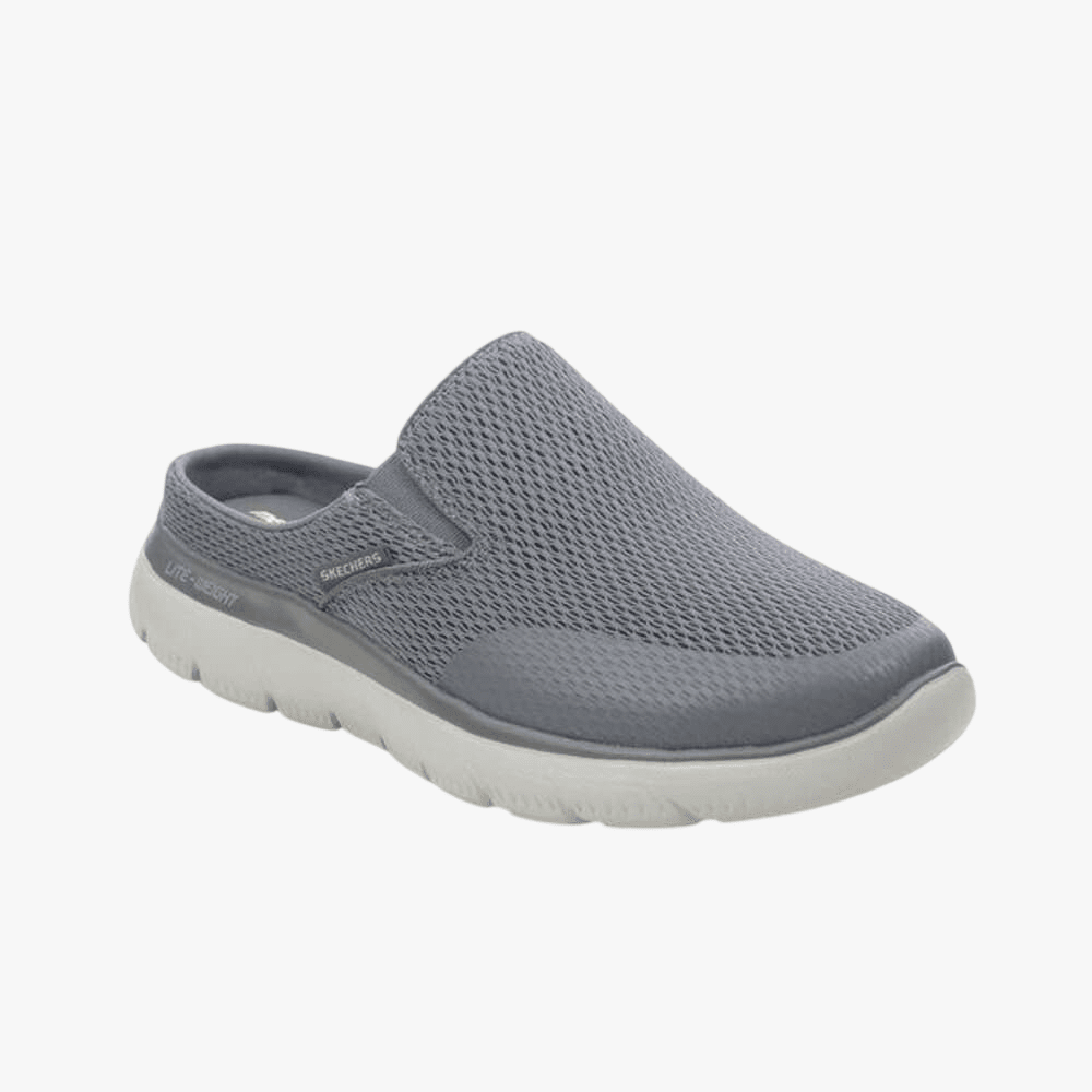 Skechers Mens Summit Mule Charcoal | Skechers