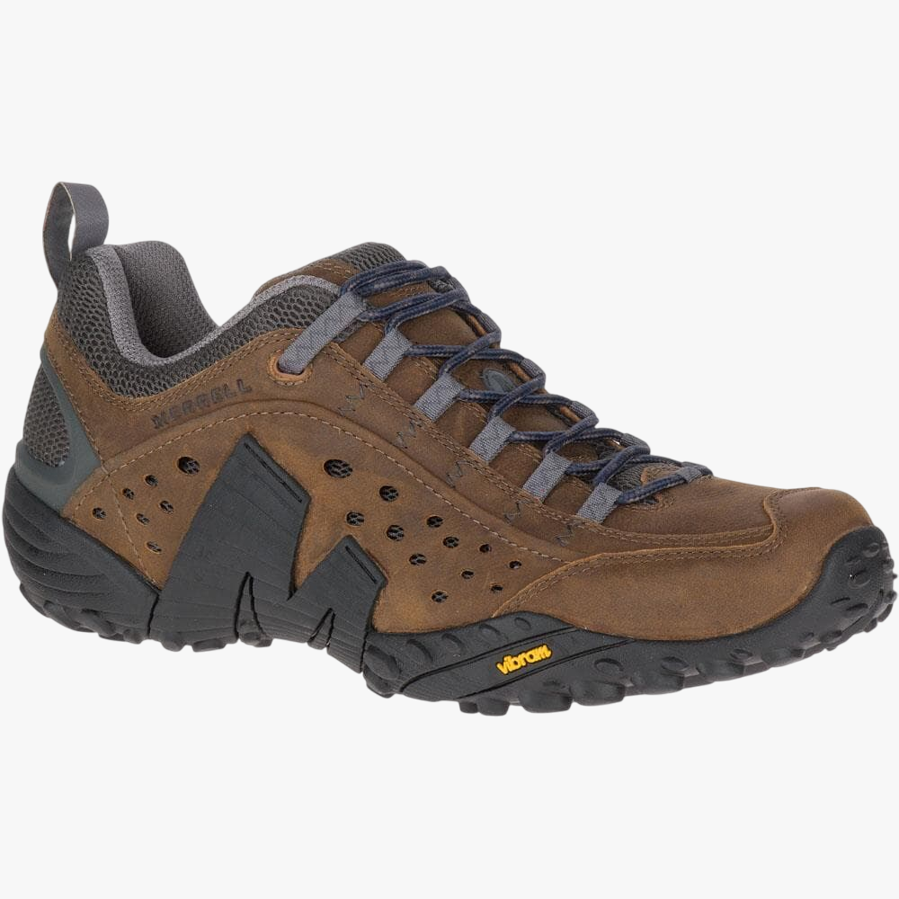 Merrell Mens Intercept Hiking Shoe Dark Earth