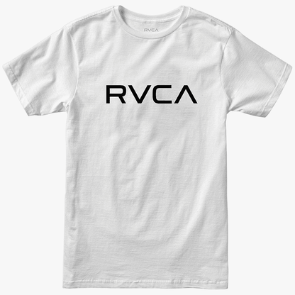 Rvca Mens Big Rvca Short Sleeve Tee White/Blk Rvca