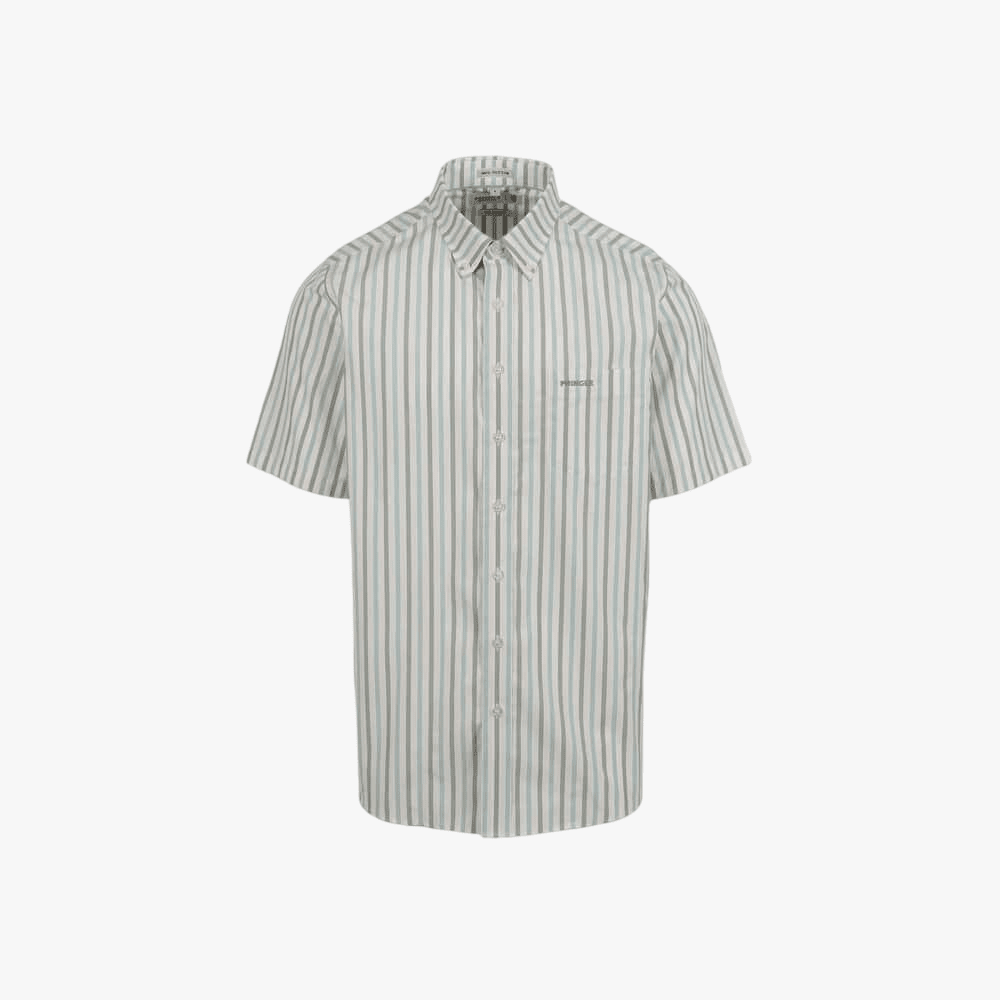Pringle Mens Larry Short Sleeve Classic Shirt White | Pringle