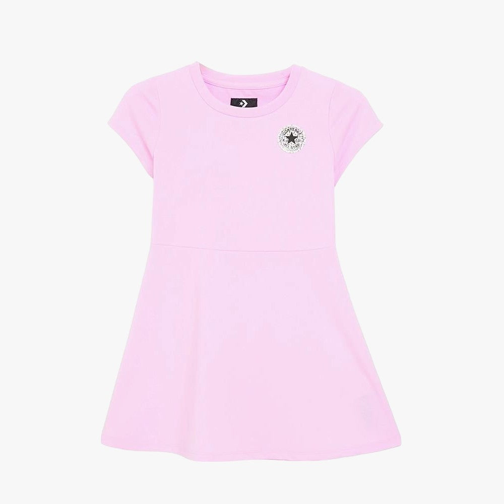 Converse Girls Shine Side Twist Dress Beyond Pink