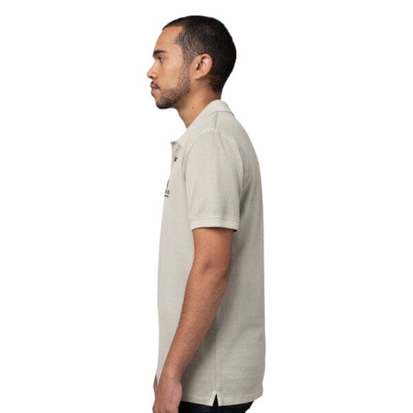 Polo Mens Pjc Overdyed Short Sleeve Golfer Grey | Polo