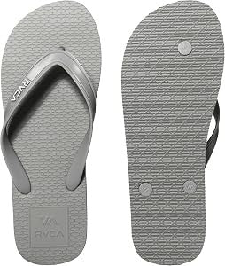 Rvca Mens All The Way Sandal Grey
