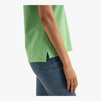 Polo Womens Basic Short Sleeve Golfer Green Polo
