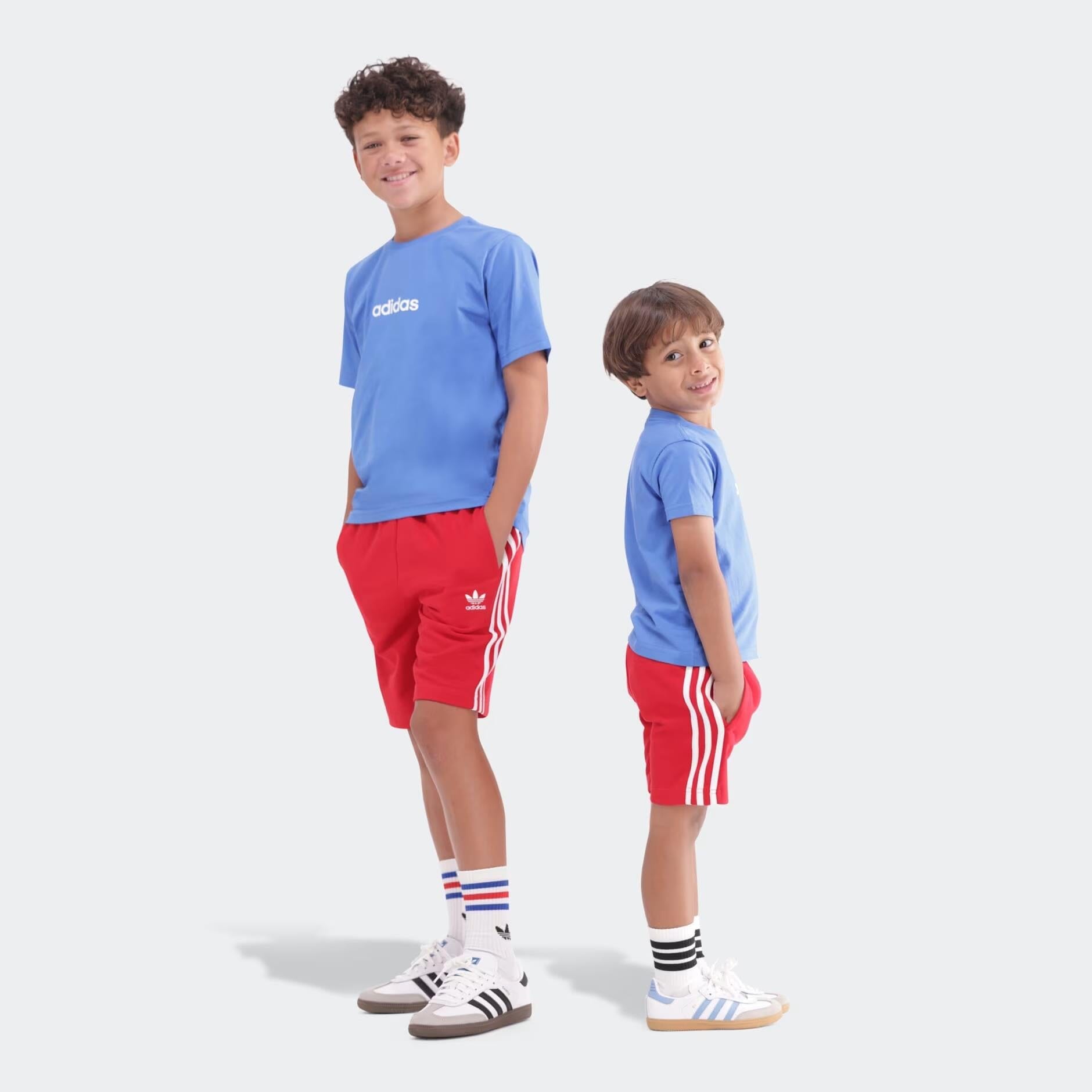 Adidas Boys Lin Tee Blue | Adidas