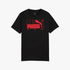 Puma Boys Graphic No 1 Logo Short Sleeve Tee Black | Puma