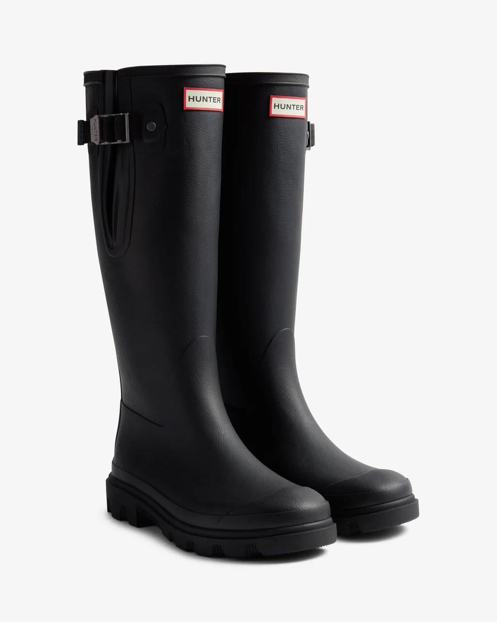 Hunter Womens Downpour Adjustable Boot Black | Hunter