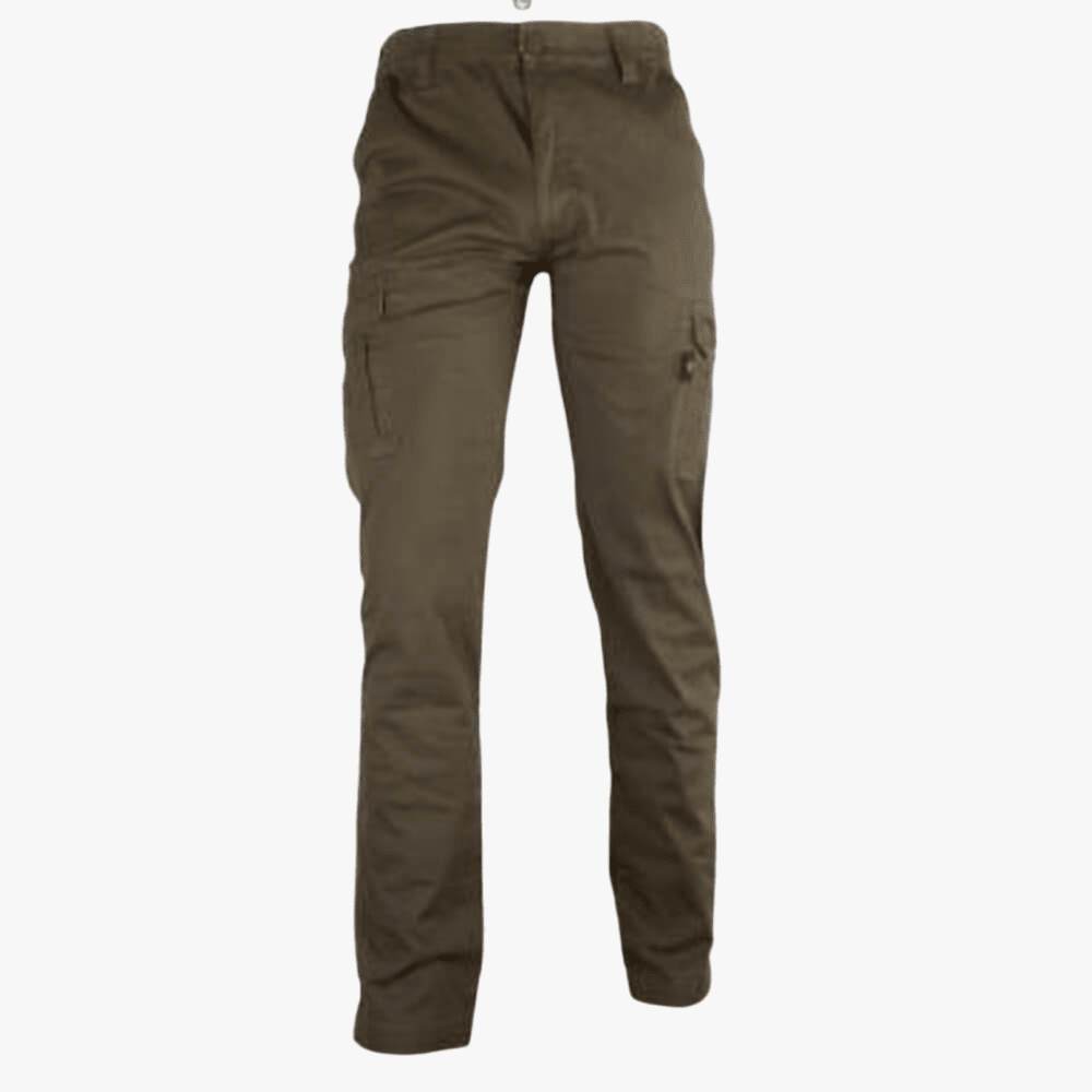 Wildebees Mens Flexi Cargo Pants Olive | Wildebees