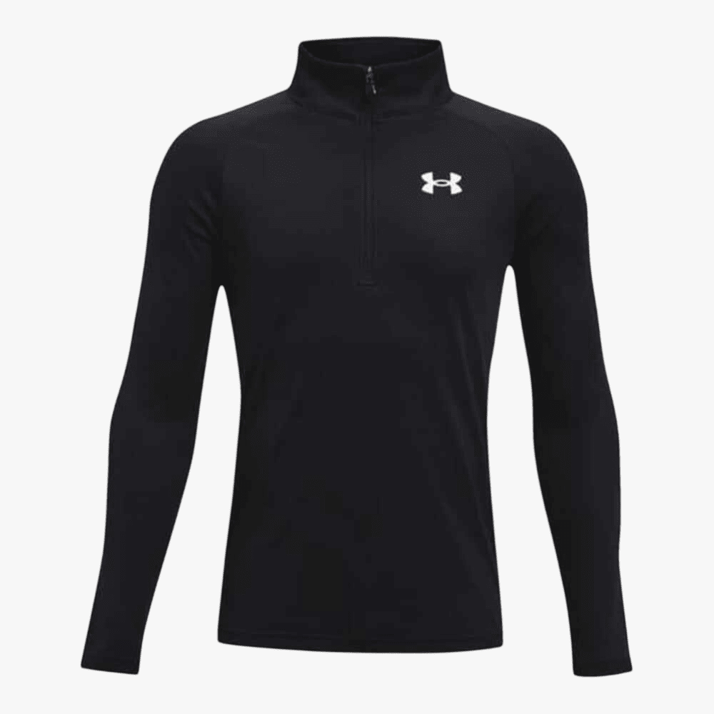 Under Armour Boys Tech 1/2 Zip Sweater 001 Black | Under Armour