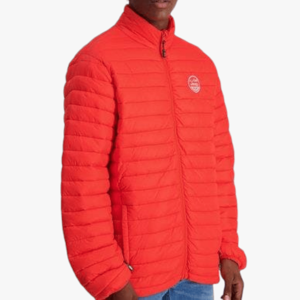 Jeep Mens Core Puffer Jacket Oxy Fire | Jeep