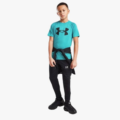 Under Armour Boys Tech Big Logo Short Sleeve Tee 464 Blue | Under Armour
