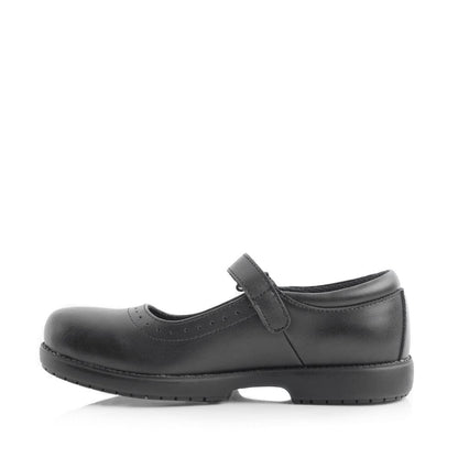 Green Cross Small Girls Mary Jane School Shoe Black | Green Cross
